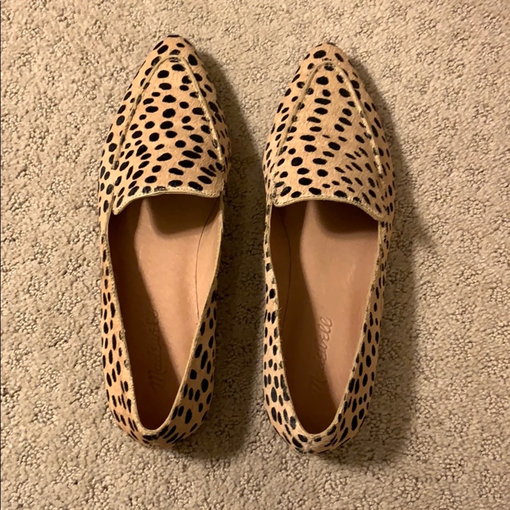 NWT: Madewell Leopard Frances Skimmer Flat